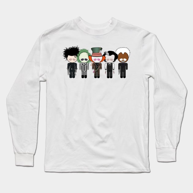 Burton Movie Icons - "Vector-Eds" Long Sleeve T-Shirt by TwistedKoala